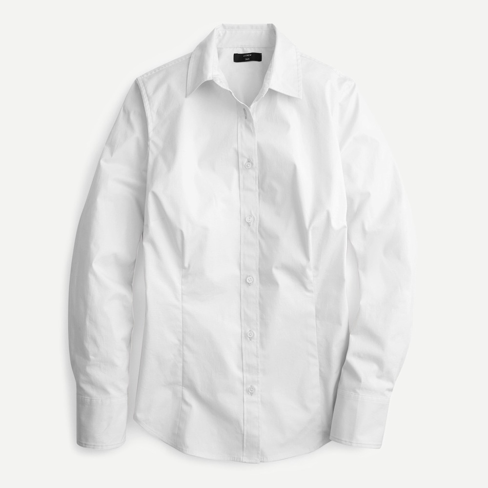 J.Crew Curvy White Button Down